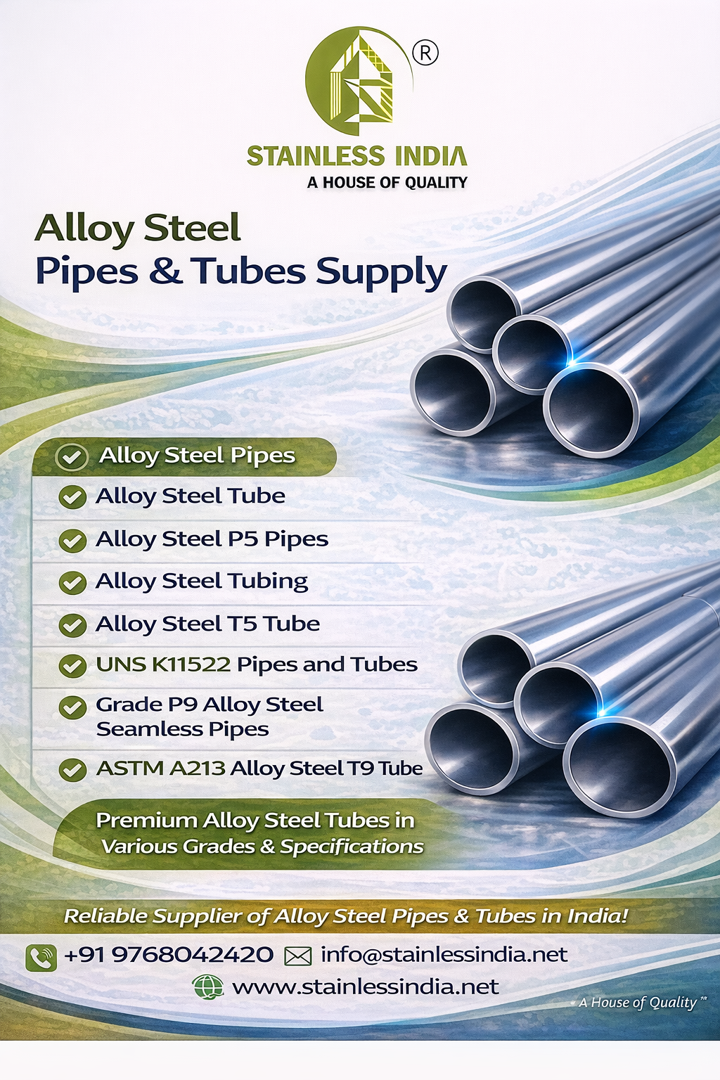 SS 347H 180° SR Elbow