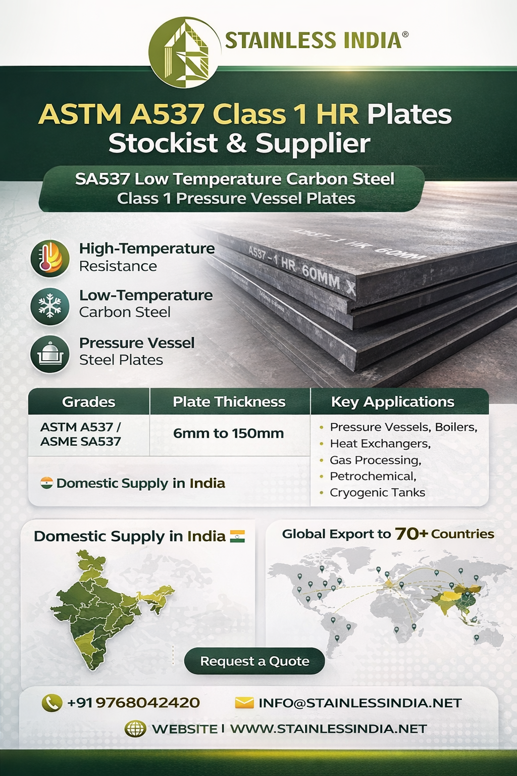 SS 347H 180° SR Elbow