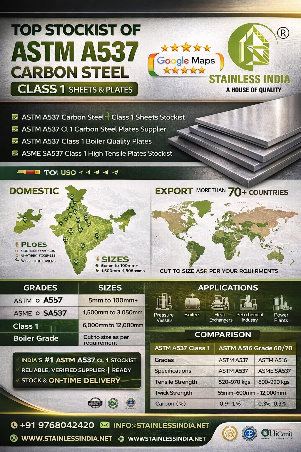 SS 347H 180° SR Elbow