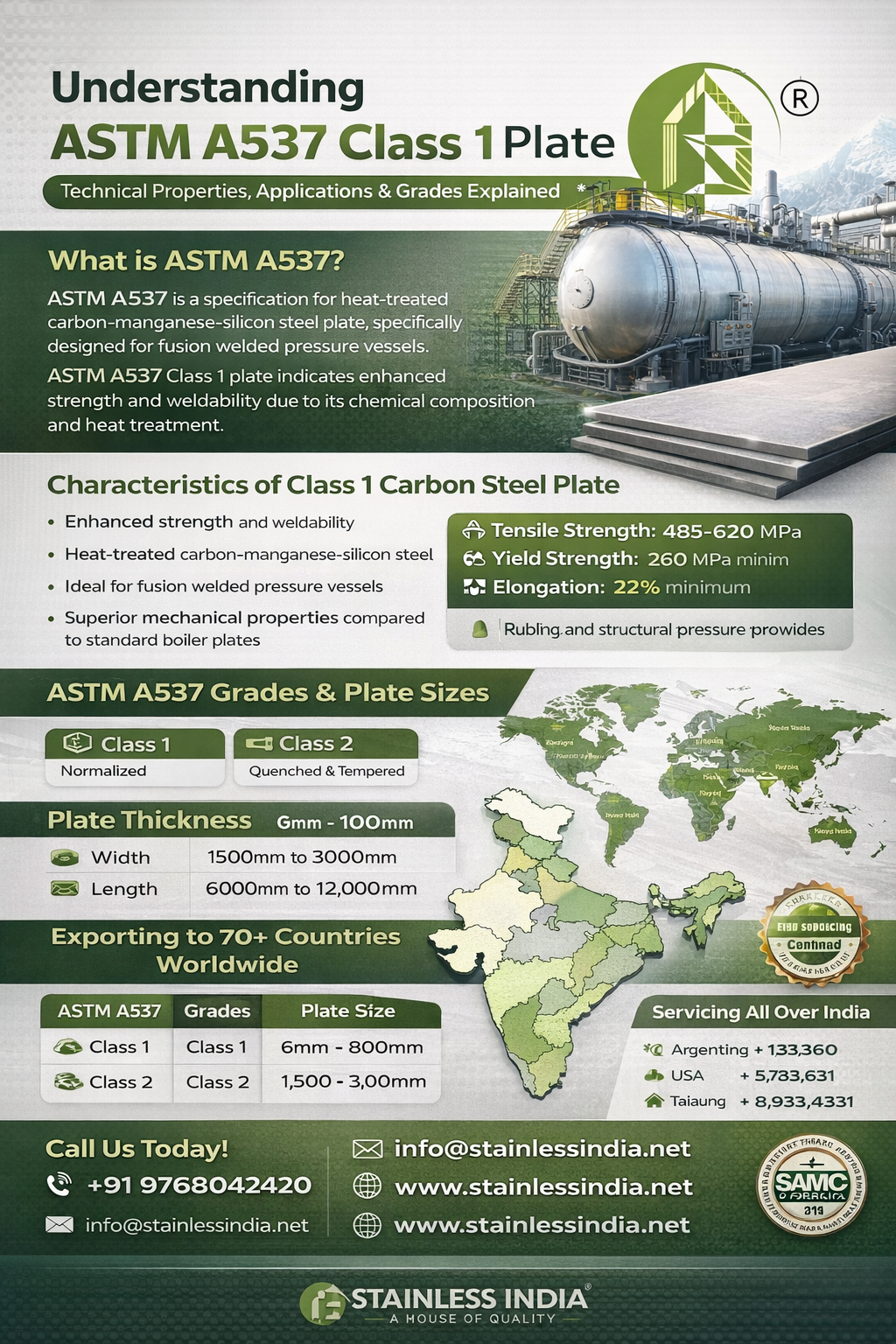 SS 347H 180° SR Elbow