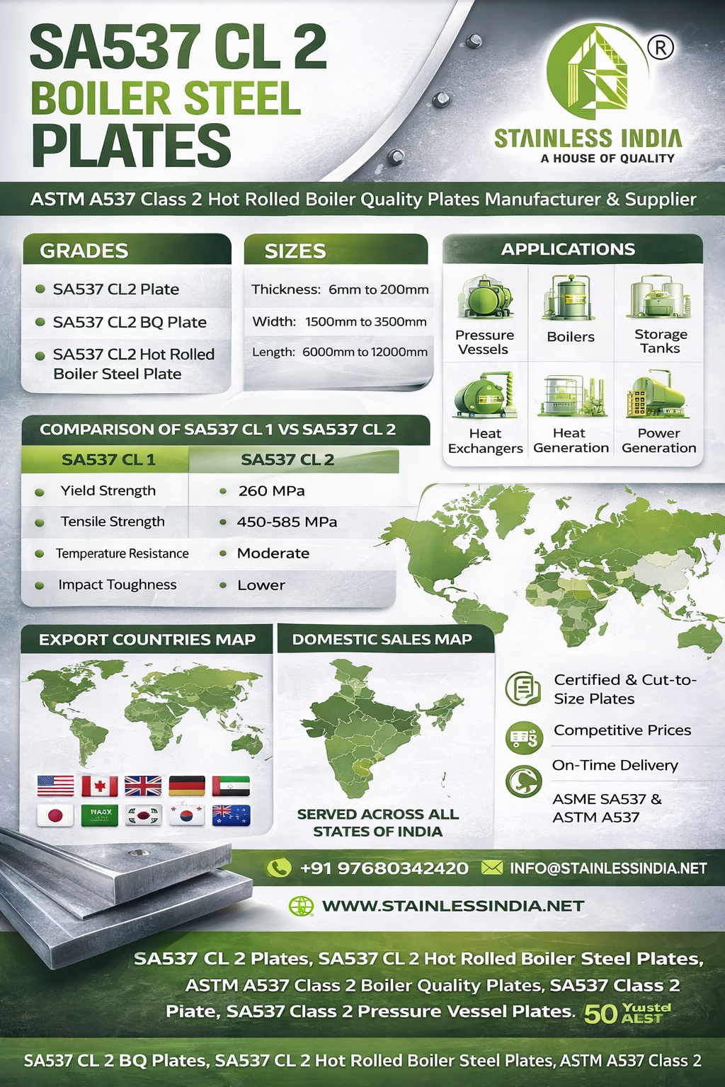 SS 347H 180° SR Elbow