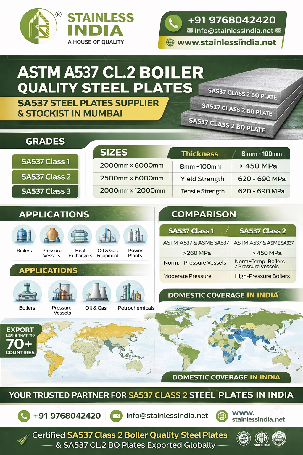 SS 347H 180° SR Elbow