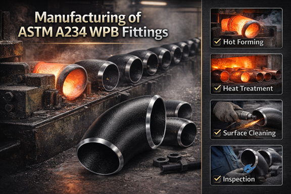 SS 347H 180° SR Elbow