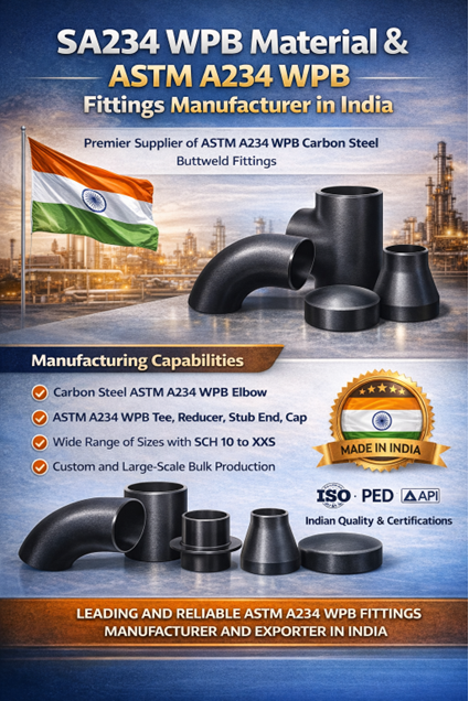 SS 347H 180° SR Elbow