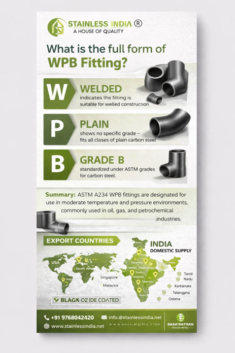 SS 347H 180° SR Elbow