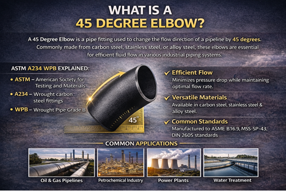 SS 347H 180° SR Elbow