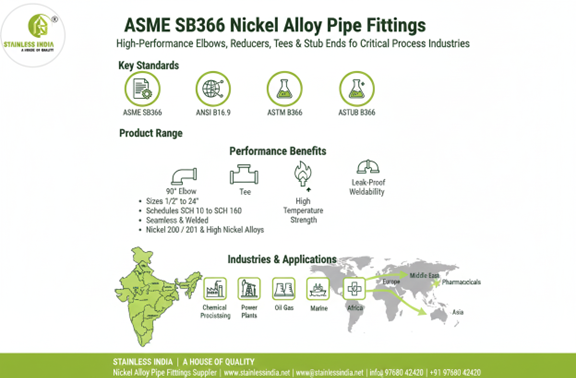 SS 347H 180° SR Elbow