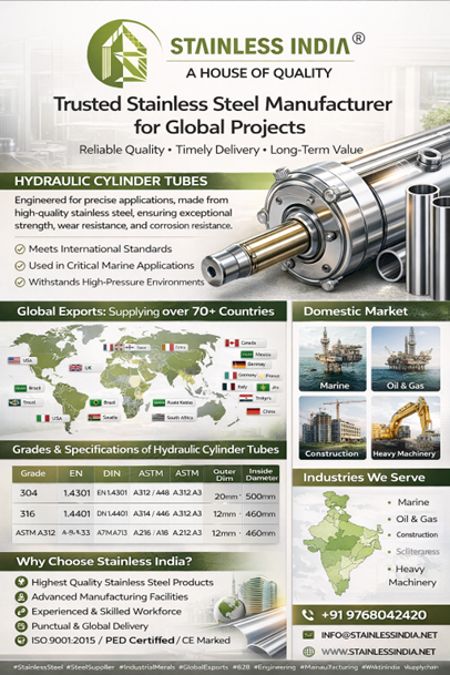 SS 347H 180° SR Elbow