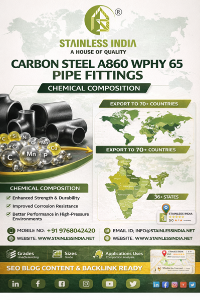 SS 347H 180° SR Elbow