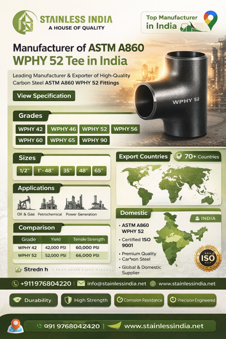 SS 347H 180° SR Elbow